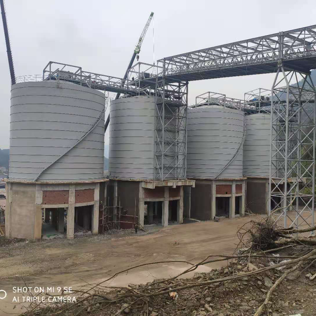 济宁3000吨骨料钢板库